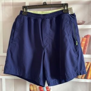 Birddogs Boom Navy Blue Gym Shorts, Size Large